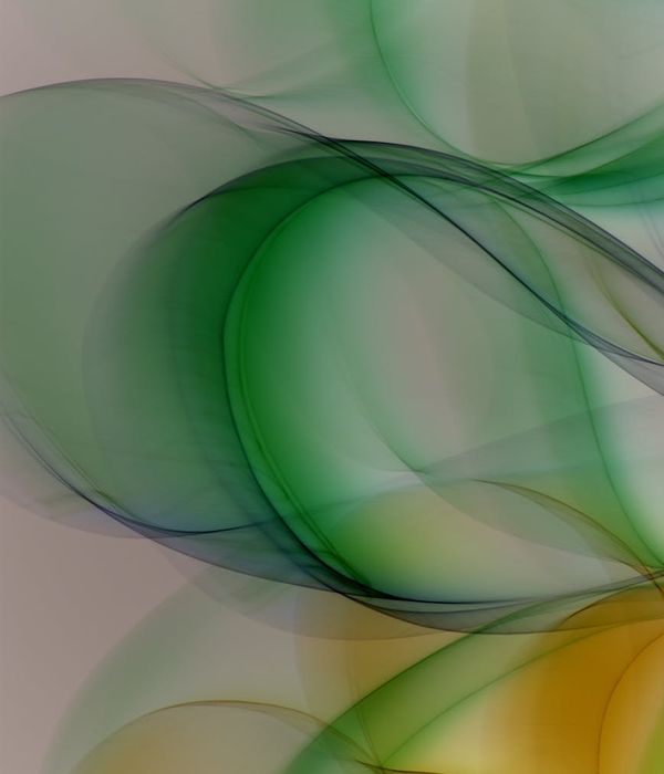 Abstract fluid shapes representing smooth physical movement